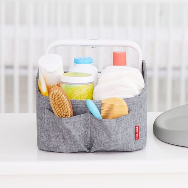 SkipHop – Light Up Diaper Caddy – Grey