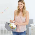 SkipHop – Light Up Diaper Caddy – Grey