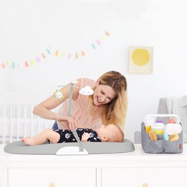 SkipHop – Light Up Diaper Caddy – Grey