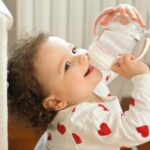 Beaba – 2-in-1 Learning Cup/ Feeding Bottle – Old Pink