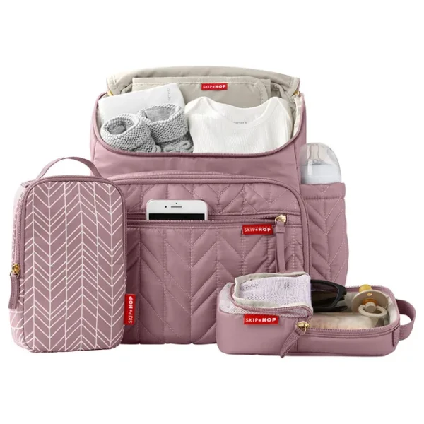 Skip Hop – Forma Diaper Backpack – Mauve Mist