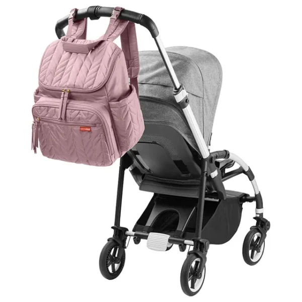 Skip Hop – Forma Diaper Backpack – Mauve Mist