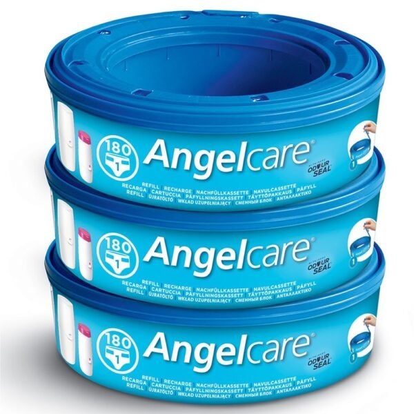 Angelcare – Nappy Disposal System – Refill Cassettes – 3 Pack