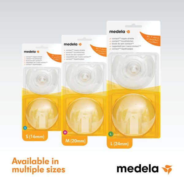 Medela – Contact Nipple Shields L (2 Pcs)
