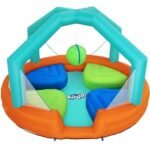 Bestway H2OGO! Dodge & Drench Inflatable Water Park with Slide, Sprinkler & Bouncer for Kids Outdoor Play