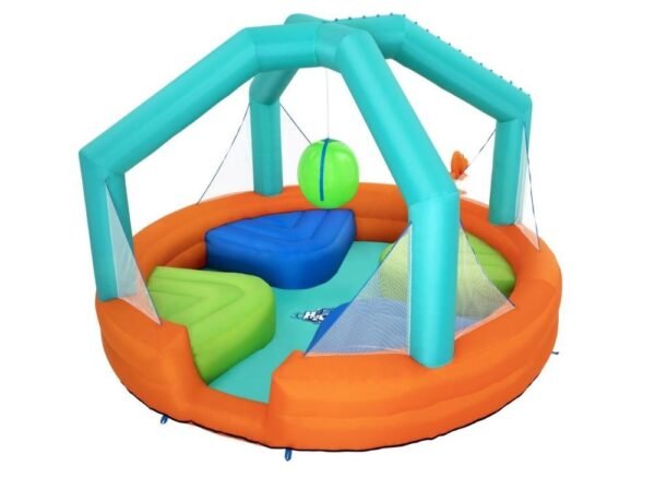 Bestway H2OGO! Dodge & Drench Inflatable Water Park with Slide, Sprinkler & Bouncer for Kids Outdoor Play