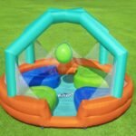 Bestway H2OGO! Dodge & Drench Inflatable Water Park with Slide, Sprinkler & Bouncer for Kids Outdoor Play
