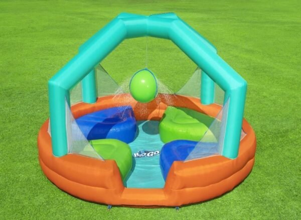 Bestway H2OGO! Dodge & Drench Inflatable Water Park with Slide, Sprinkler & Bouncer for Kids Outdoor Play