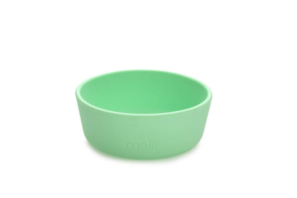 Melii – 3 Piece Silicone Feeding Set (Plate, Bowl & Cup) Blue, Lime, Mint