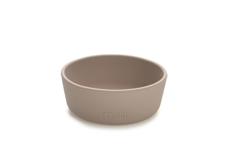 Melii - 3 Piece Silicone Feeding Set (Plate, Bowl & Cup) Purple, Pink, Grey