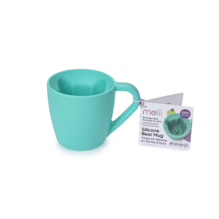 Melii - Silicone Mug Bear Turquoise