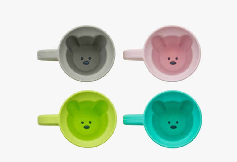 Melii - Silicone Mug Bear Turquoise