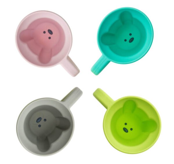 Melii – Silicone Mug Bear Turquoise