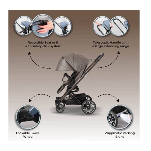 Mercedes-Benz – Avantgarde GTX Tartufo Baby Stroller with Bag2Go