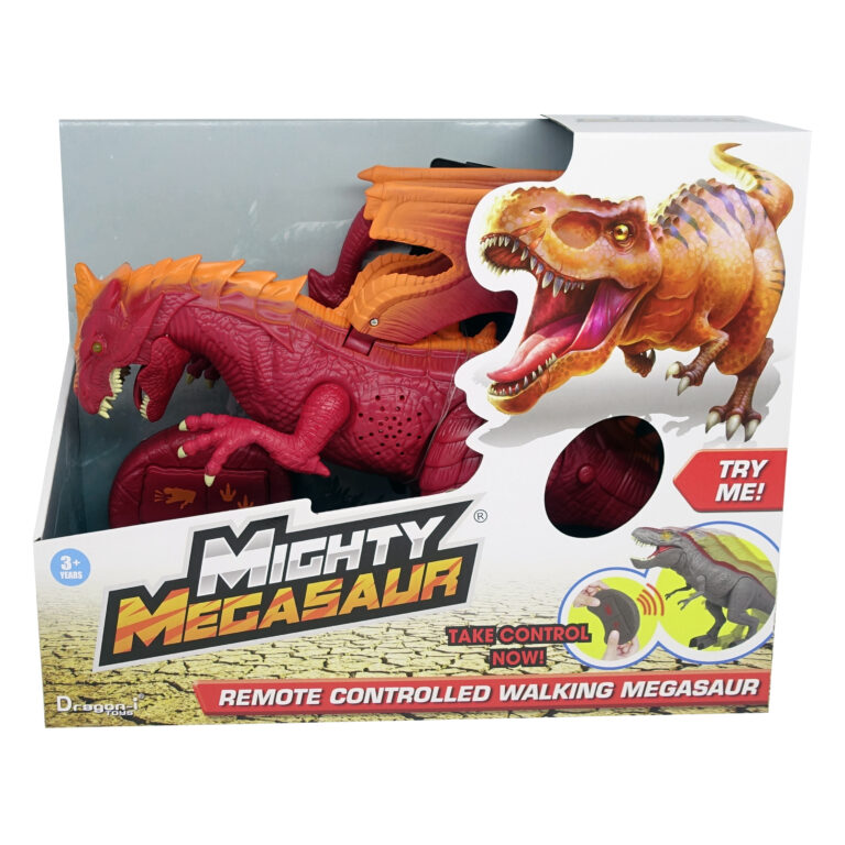 Mighty Megasaur - Remote Controlled Dragon Toy - Roars & Walks
