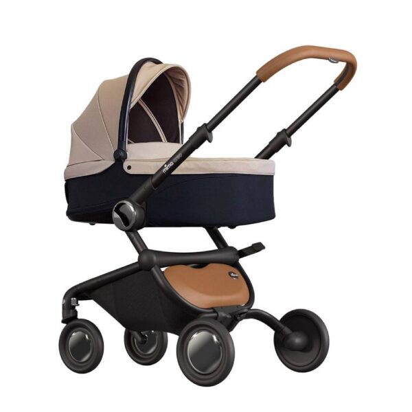 Mima – Creo Carrycot New – Black & Beige
