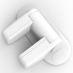 Mini Melody – Lever Door Lock – White