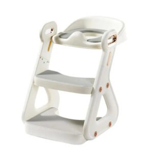 Mini Panda - Little Tots Potty Training Toilet Seat With Ladder Snow White