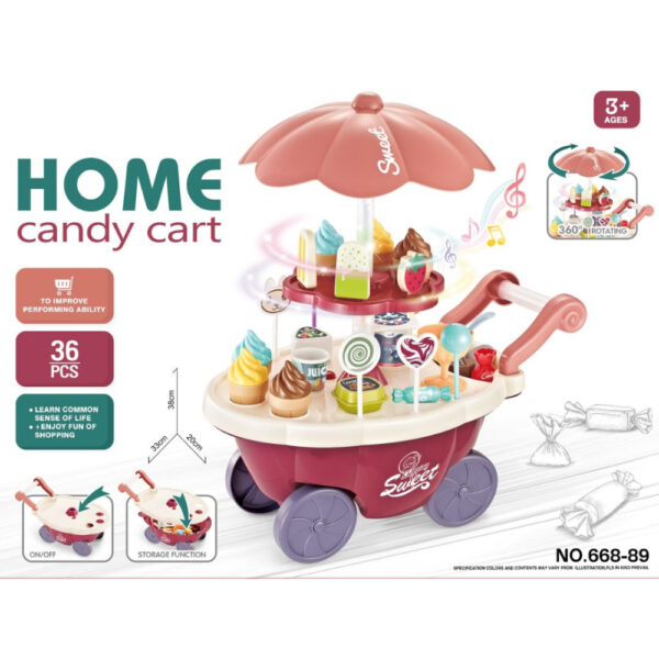 Mini Panda Mini candy cart 3+, Birthday gift
