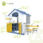 Mini Panda – Tomo Playhouse With Sink, Table and Chair