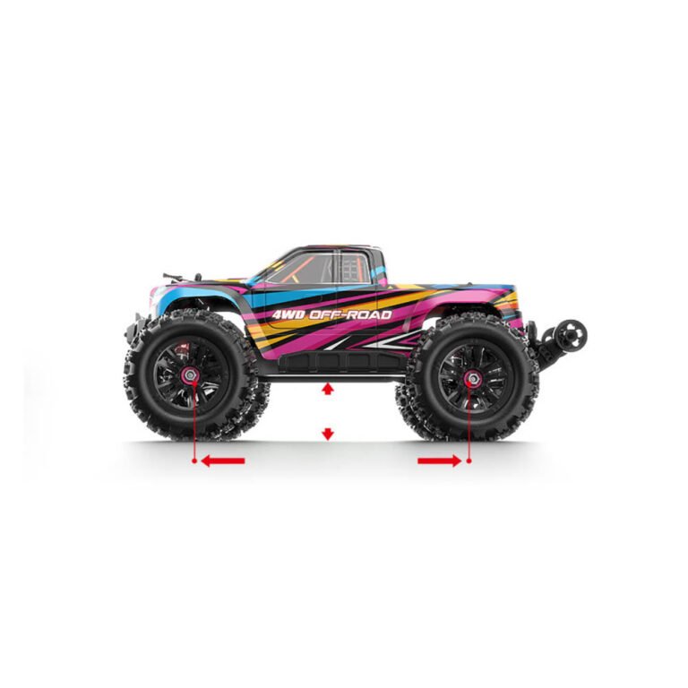 MJX - Brushless 1:16 Scale Radio Controlled Off-roader Electronic Monster R/C Truck - Pink