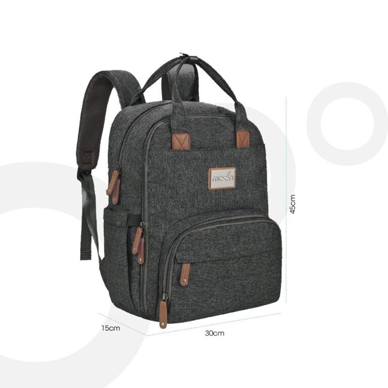 Moon - Kary Me Diaper Backpack - Travel Backpack - Dark Grey