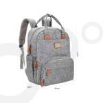 Moon – Kary Me Diaper Bag Backpack – Grey