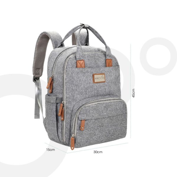 Moon – Kary Me Diaper Bag Backpack – Grey