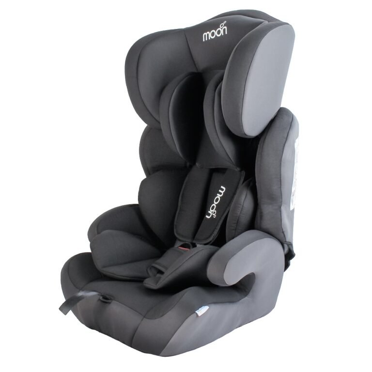 Moon Tolo - Baby/Kids Car seat suitable from 9 months to 11 years (Group-1,2,3) Up to 36 Kg Ash Grey