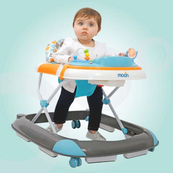 Moon – Pace Baby/Child Walker With music & Toys – Blue/Grey, 6m