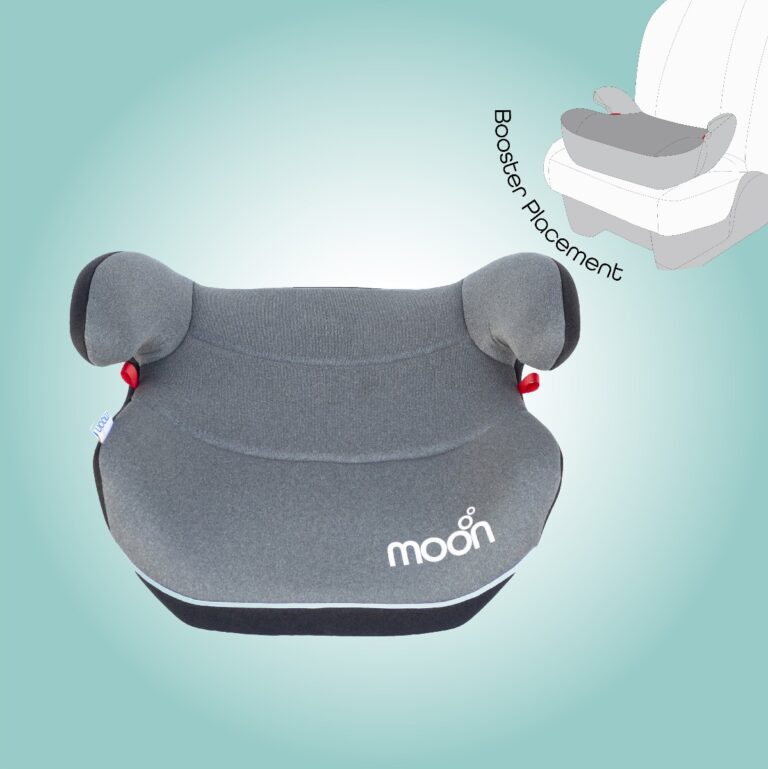 Moon - Kido Baby Booster Car Seat. Group 2/3 (15-36 kg)- Grey
