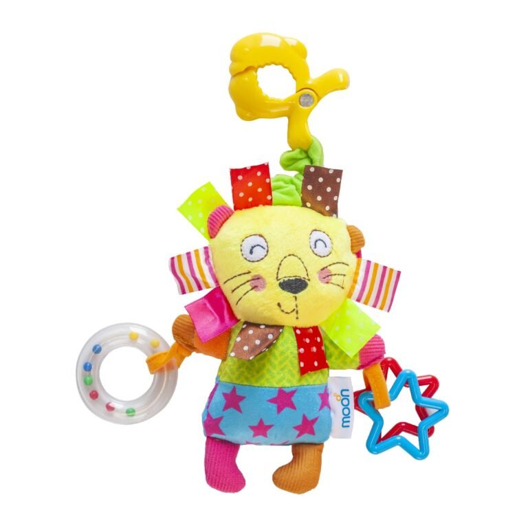 MOON - Pull String Musical Toy For Stroller & Car Seats Roar