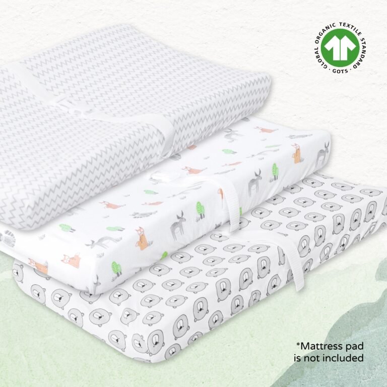 Moon - Changing pad sheets - White