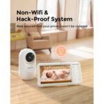 Momcozy – 1080P Full HD Baby Monitor, 5-Inch Screen, Night Vision & Two-Way Audio