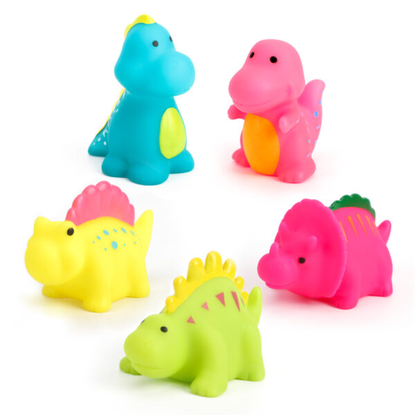 Moon – Animal Bath Toys, Pack Of 5 – Dino