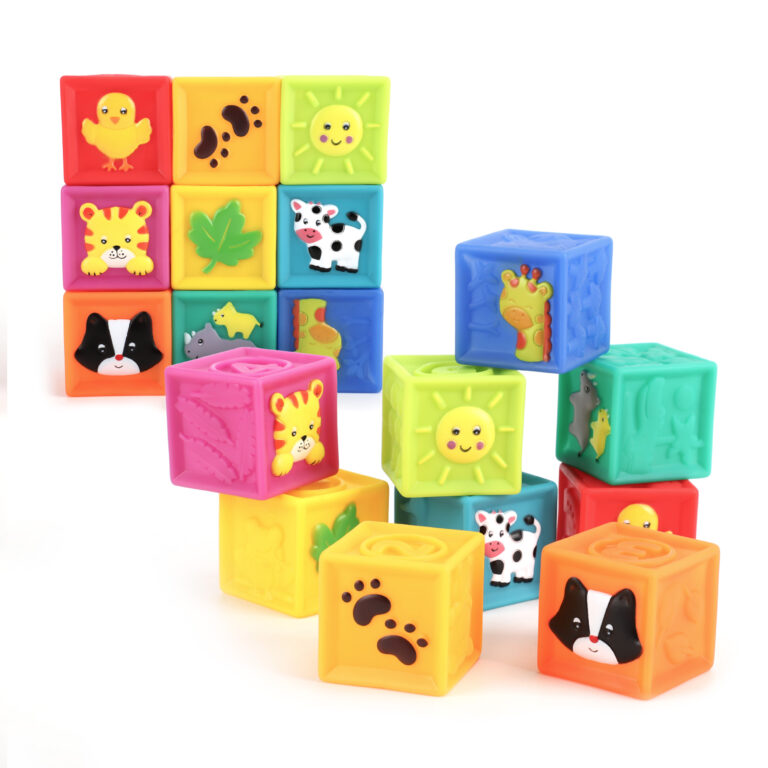 Moon - Baby Stacking Blocks - Multicolor