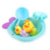 Moon – Bath Duck Toy With Assorted Mini Ducks, Boat And Sieve – Multicolor