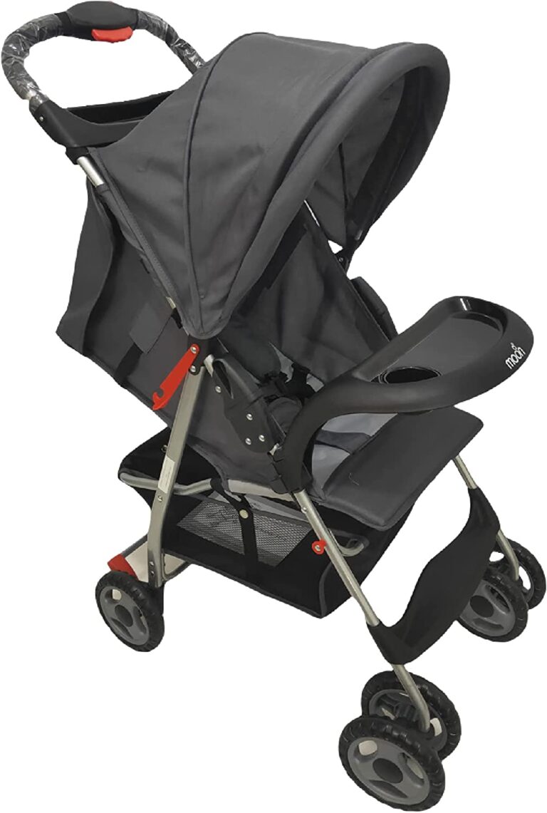 Moon - Bezik Travel Stroller Pram Suitable for Newborn - Grey