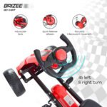 Moon – Brizee Baby Pedal Go Kart Ride On – Red and Black