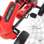 Moon – Brizee Baby Pedal Go Kart Ride On – Red and Black