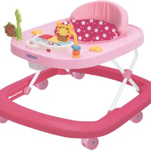 Factory Price – Daisy 3 in 1 Multifunctional Baby Walker – Walker, Activity Play Mat & Piano Mode – Pink
