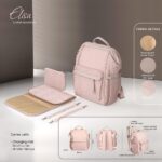Moon – Elisa Diaper Backpack – Pink Color