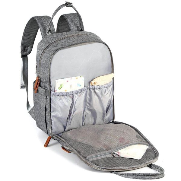 Moon – Kary Me Diaper Bag Backpack – Grey