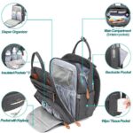 Moon – Kary Me Diaper Bag Backpack – Dark Gray