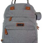 Moon – Kary Me Diaper Bag Backpack – Light Grey