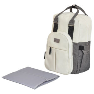 Moon – Luca Diaper Backpack – Grey Melange