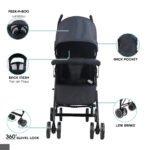 Moon – Neo Plus Light Weight Travel Stroller – Dark Grey