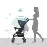 Moon – Neo Plus Light Weight Travel Stroller – Dark Grey