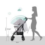 Moon – Neo Plus Light Weight Travel Stroller – Light Grey
