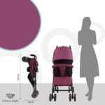 Moon – Neo Plus Light Weight Travel Stroller – Purple
